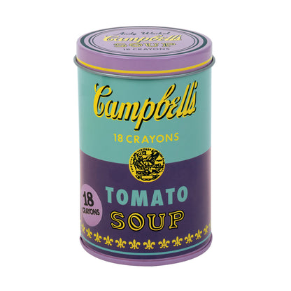 Andy Warhol Campbell's Tomato Soup Crayons